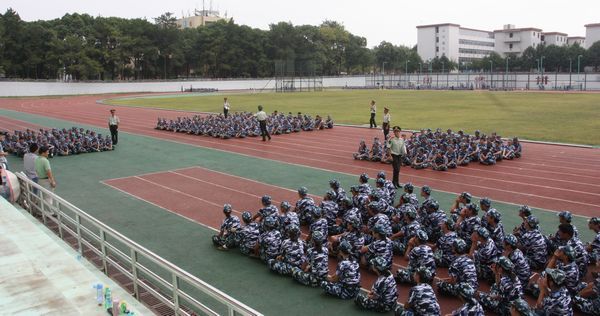 军训现场